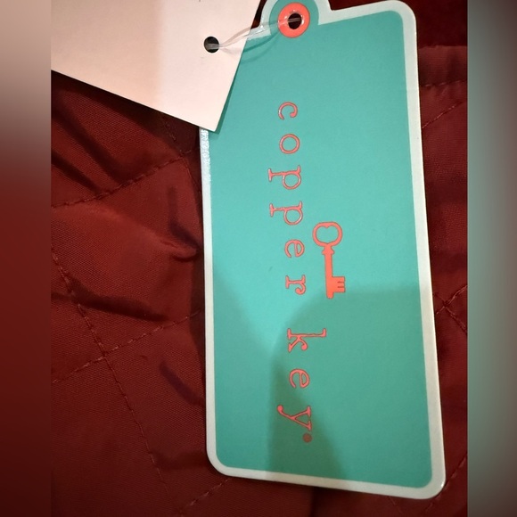 Copper Key Girls sleeveless quilted vest in russet brown NWT Size 6/6X - Picture 9 of 9